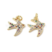 Латунные микро проложить кубического циркония подвески KK-Q068-63G