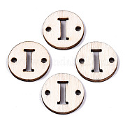 Необработанные соединители звеньев из натурального тополя WOOD-S045-140A-01I