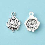 Тибетский стиль сплава розовые подвески LF0976Y