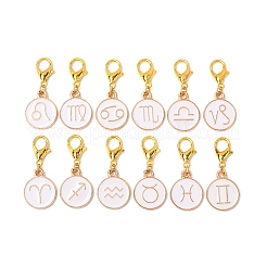 Decorazioni pendenti in lega smaltata 12 pz&nbsp;HJEW-JM04204-01