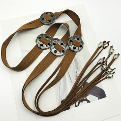 Поясные ремни из микрофибры с оберткой из сплава AJEW-WH20060-73B