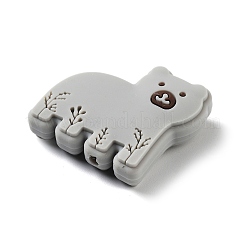 Медвежьи пищевые силиконовые фокусные бусины SIL-Z014-04B