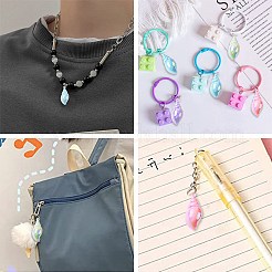 20шт 4 цвета акриловые подвески SACR-CJ0001-40