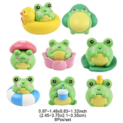 1 комплект украшений в виде смоляной лягушки AJEW-FS0001-24