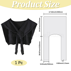 Полипропиленовые свитера-шальки для женщин&nbsp;AJEW-WH20080-27A