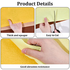 7 pièce de tissu en feutre non tissé 7 couleurs&nbsp;DIY-CP0012-69C