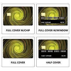 Прямоугольные пластиковые водонепроницаемые наклейки для карт из ПВХ DIY-WH0432-182