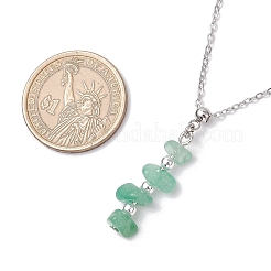 10 шт. 10 стиля подвеска из бисера с каменной крошкой из нержавеющей стали 304 NJEW-JN05263