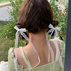 10 шт. 5-х цветные заколки-бантики из полиэфирной смолы PHAR-CN0001-05