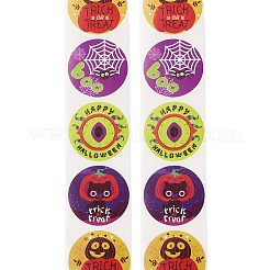 500шт круглые наклейки на Хэллоуин AJEW-S090-03F