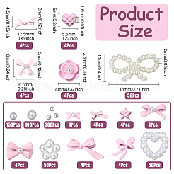 644 шт. имитация жемчужных кабошонов из сплава&nbsp;MRMJ-SP0001-13