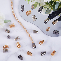 48 шт. 3-х цветный железный конус с бусинами IFIN-GF0001-35