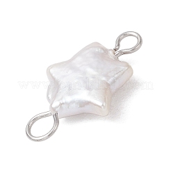 Подвески-коннекторы из натурального жемчуга Кеши PALLOY-JF04241-01