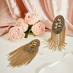 2 шт. съемные железные эполеты с кисточками FIND-FH0005-44G