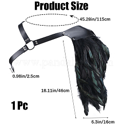 Ножны для ограждения из искусственной кожи и перьев&nbsp;AJEW-WH0314-233