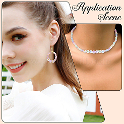 1200шт ремесло акриловые бусины с горизонтальными отверстиями&nbsp;SACR-PA0001-09