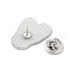 Эмалированная булавка с латунными защелками-бабочками&nbsp;JEWB-A006-02E