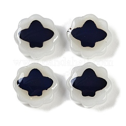 Двухцветные стеклянные бусины для настроения GLAA-Z007-07B