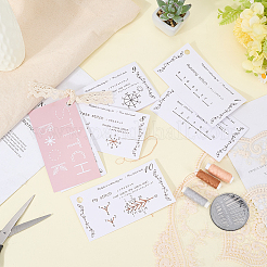 1 Stück kreatives Mini-Nähbuch aus Papier&nbsp;AJEW-GF0010-83
