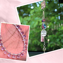 250 шт. 5-х цветное прозрачное гальваническое стекло с имитацией нефритовых стеклянных бусин EGLA-SP0001-06