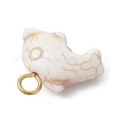 Синтетические бирюзовые подвески PALLOY-JF02371-01