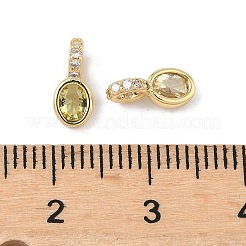 Латунные микро проложить кубического циркония подвески KK-Q039-04A-G