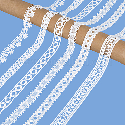 12 ярд 6-х стилей ленты для вышивки из молочного волокна OCOR-CY0001-81