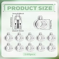 140 pz staffe per tubi in lega di stile tibetano&nbsp;FIND-LP0007-09