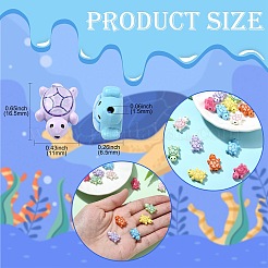 14 шт. 7-цветные бусины из сплава&nbsp;FIND-CJ0003-39