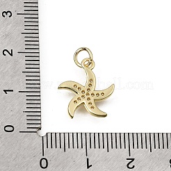Messing micro pave klar zirkonia charme&nbsp;CU-L001-11G-01