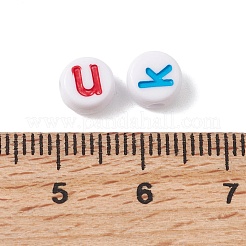 Непрозрачные акриловые эмалированные бусины&nbsp;OACR-P037-01A-M