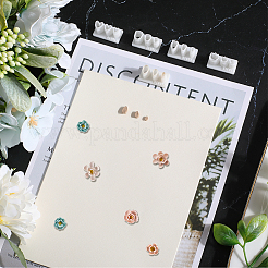 5 шт. 5 лепестковых формочки для смоляной глины DIY-CP0010-35