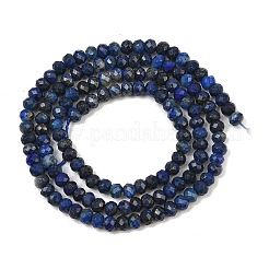 Natürlicher Lapislazuli Perlenstränge&nbsp;G-L587-B03-02