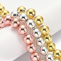 Гальванизировать немагнитных синтетический гематит бисер пряди G-L485-01G-M