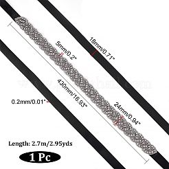 Cinture da sposa in poliestere&nbsp;DIY-WH0043-02A