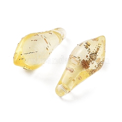 Бусины ручной работы бусины золотого песка&nbsp;LAMP-M024-01B