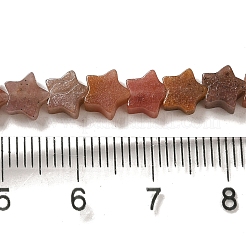 Природных фиолетовых авантюрин бисер нитей G-G085-B24-02