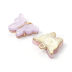 10шт 5 цвета сплава акриловые подвески ENAM-YW0003-21