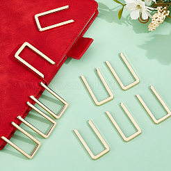 50 шт. пряжки U-образной формы из сплава&nbsp;FIND-FH0011-64G