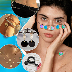 60 шт. 3-цветное ионное покрытие (IP) из нержавеющей стали 304&nbsp;STAS-PH0006-68