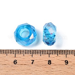 Perle di vetro trasparente europei&nbsp;GPDL-N005-D14mm-A09