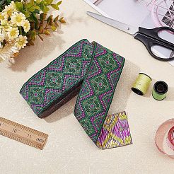 Вышивка лентами из поликоттона в этническом стиле OCOR-WH0073-29