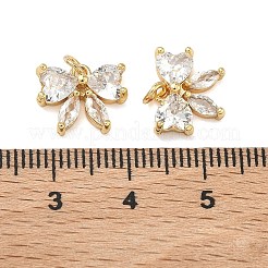 Pendentifs avec zircon cubiques à micro-pavés en laiton&nbsp;LS-KK-A291-16G