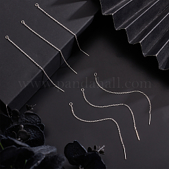 3 пара 925 серебряных сережек-гвоздиков STER-BBC0001-42