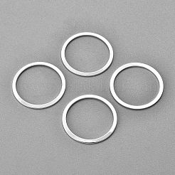 201 ステンレススチールリンクリング  リング  銀  25x1~1.2mm  内径：22mm&nbsp;STAS-F192-001S-03