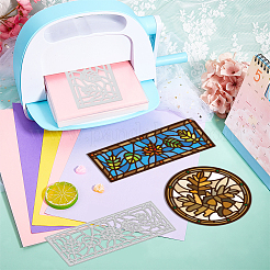 Stencil per fustelle in acciaio al carbonio con foglie autunnali&nbsp;DIY-WH0309-2181