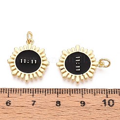 Латунь эмаль подвески&nbsp;KK-N277-07C-G