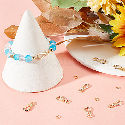 10 шт. латунные крючковые застежки KK-BBC0009-90G