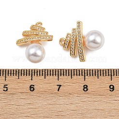 Латунные микро проложить кубического циркония подвески&nbsp;KK-A274-20G