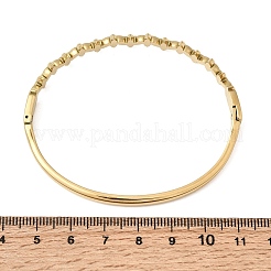 304 Edelstahl-Armreifen mit Scharnier für Damen&nbsp;BJEW-B168-08G